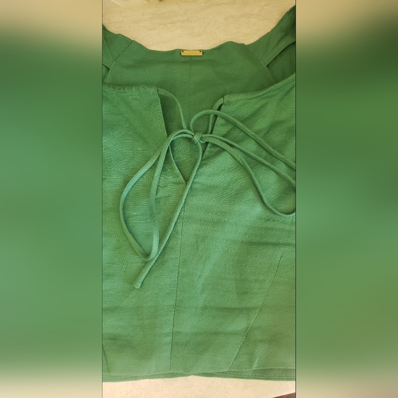 Cult Gaia Johanna cropped linen top - Picture 6 of 6